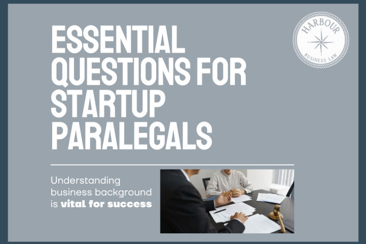 Essential Questions for Paralegals: Understanding Business Background for Startups